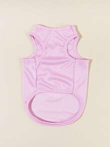 PETSIN 1 件可爱的粉红猪印花宠物背心 - 轻盈透气，适合春季、夏季和初秋；非常适合日常穿着、户外散步、室内玩耍、家庭出游、节日庆祝、生日派对和俏皮的照片拍摄；采用可爱的粉红猪印花，为您的宠物服装增添舒适和乐趣。 - 彩色 - 查看 5