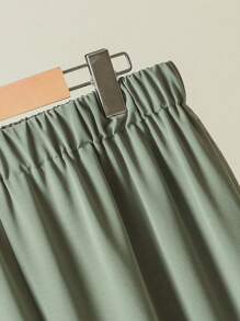 Lacomfia Plus Size Vacation Casual Floral Print Short Sleeve Shirt And Solid Color Wide Leg Pants Set 2 Pieces Set, For Summer