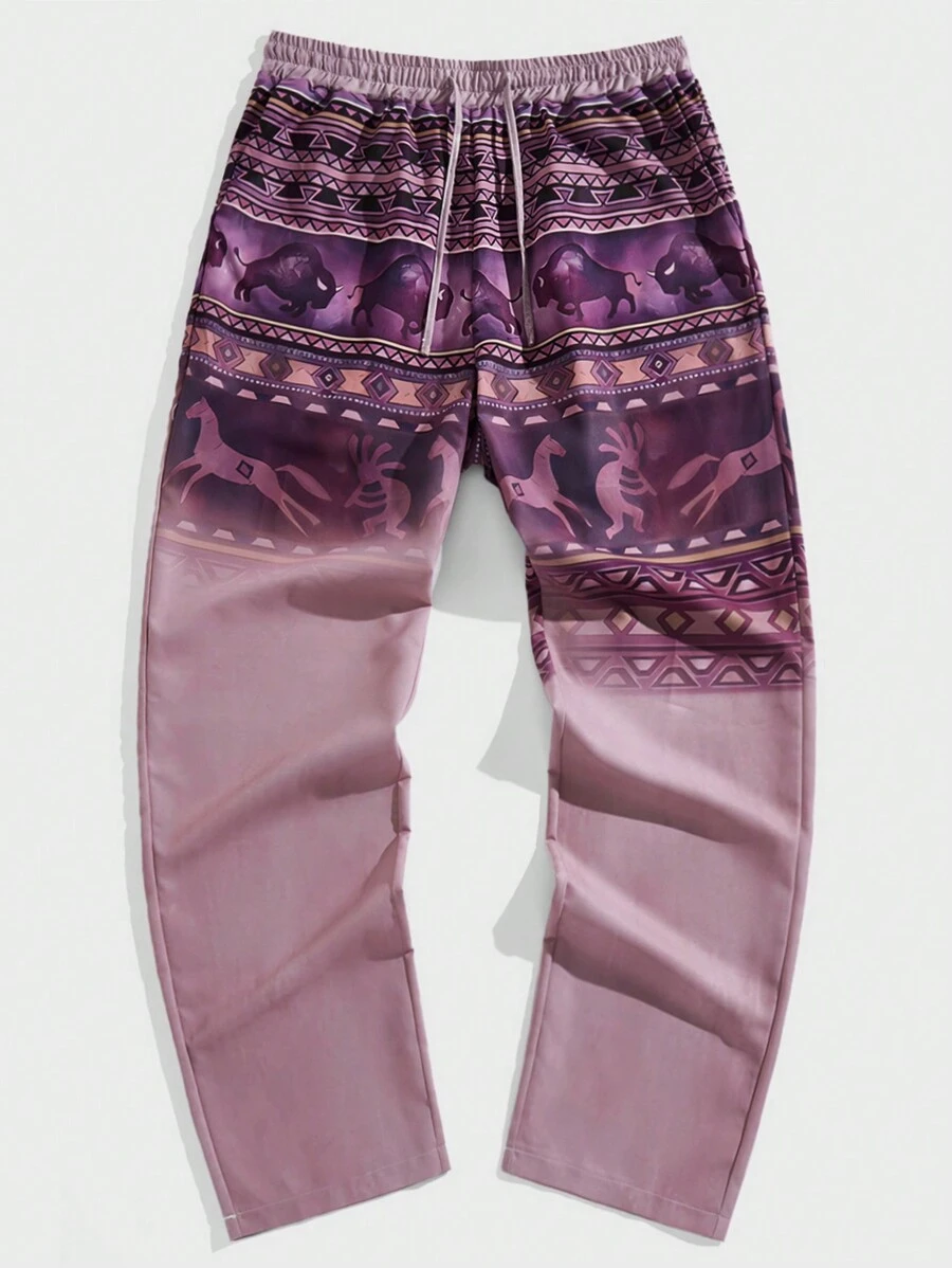Manfinity RSRT Men's Fashionable Printed Loose Pants