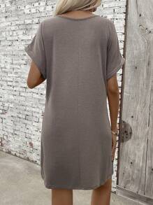 SHEIN LUNE Casual Printed Women Dresses, Summer Daily