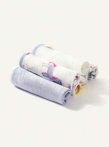 Paquete de 5 Lindos Pañuelos de Bebé Cozy Cub - Multicolor - Ver 4