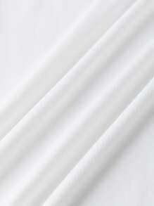 INAWLY 夏季加大卡通图案短袖 T 恤 图案 T 恤 女式上衣 - 白色 - 查看 3