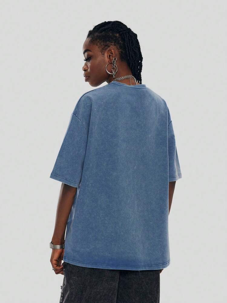 Women's Summer Tie-Dye Round Neck Printed Loose T-Shirt