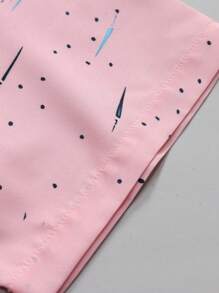 Manfinity Homme Men's Fashionable Simple Daily Dress Shirt - Pink - View 6