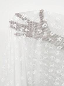 SHEIN Swim Women's Solid Color Halter Neck Bikini Set,4pcs/Set Summer Beach - White - View 8