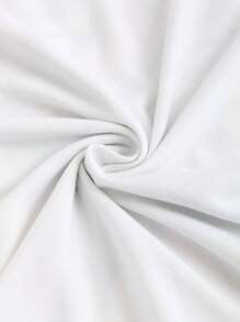 EMERY ROSE 女式夏季不对称领口蝴蝶印花短袖休闲 T 恤配侧系带图案 T 恤女式上衣