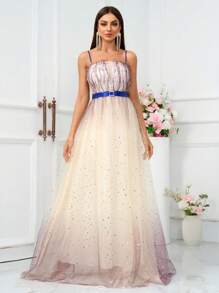 SHEIN Belle Formele mode-avondjurk voor dames (zwaar model) Formele baljurk voor dames
