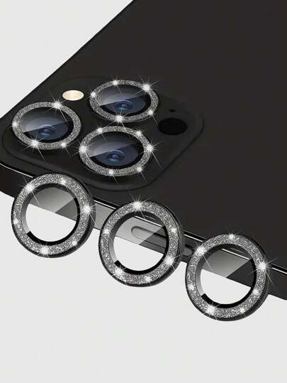 Apple's Camera Cover Glitter Lens Protector Compatible With IPhone 15 14 13 12 11 Pro Max