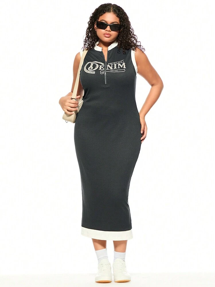 Vintage Plus Size Graduation Dress For Women, Summer