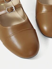 CUCCOO DOLLMOD Women's Brown Flat Shoes - Brown - View 7