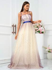 SHEIN Belle Formele mode-avondjurk voor dames (zwaar model) Formele baljurk voor dames