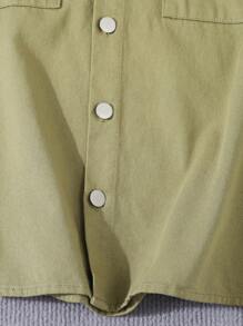 جاكيت جينز عارضة عصرية للفتى المراهق بطراز شارعي عادي