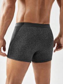 Men's Letter Print Drawstring Color Block Casual Boxer Shorts (4pcs Combo) - Multicolor - View 2