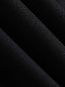 Manfinity Roghcode Men Solid Color Pleated Wide Leg Loose Pants Long Parachute Plain Black Going Out, Men Flared Pants With Split Sides, Men Flared Pant, Men Wide Leg Pants, Gothic Pants, Black Dress Pants, For Fall