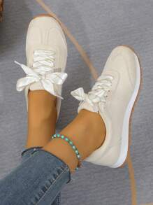 Rad Retro Chunky Sneakers, New Training Shoes With Breathable Lace, Korean Style Casual Sports Shoes