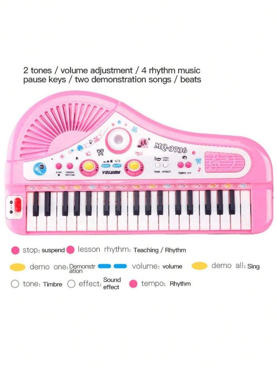 Christmas Decoration 37 Keys Kids Musical Piano Electronic Piano
