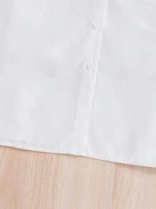 SHEIN 少女肩背式交叉背心包和時尚襯衫裙 - 彩色 - 查看 3