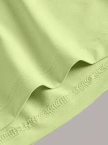 Comfortcana 女士纯色针织紧身连衣裙，夏季时尚 - 青檸色 - 查看 4