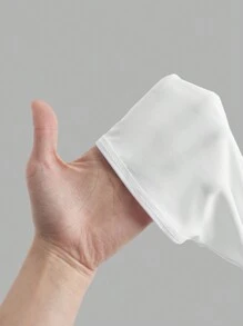 SHEIN EZwear Women's Cooling Shawl Sleeves With Finger Holes, Comfortable And Breathable, UV Protection, Women's Sun Protection Cooling Shrug