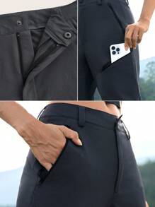 In My Nature Women's Fashionable Casual Simple Light Outdoor Long Pants - Dark Grey - View 9