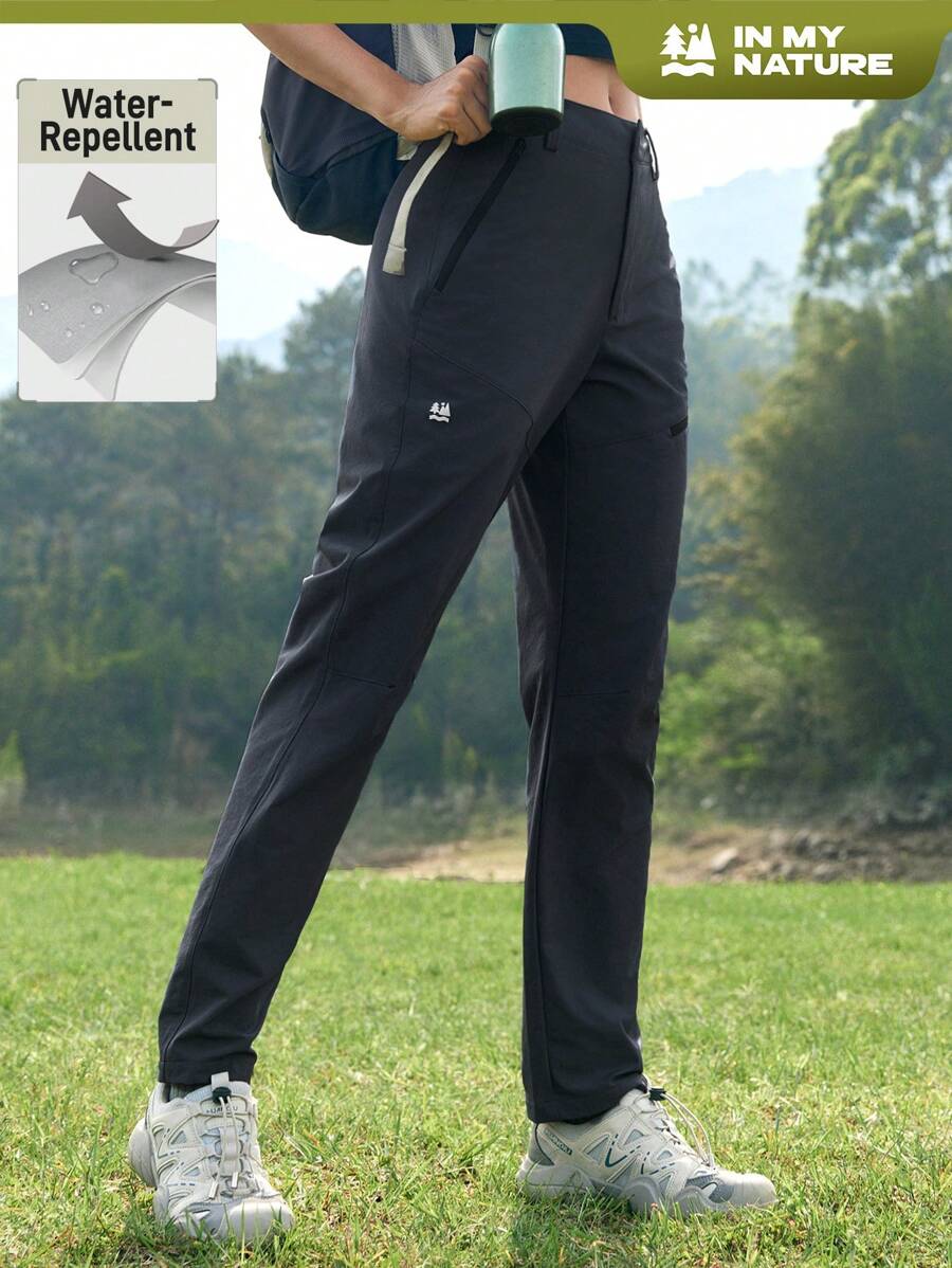 In My Nature Women's Fashionable Casual Simple Light Outdoor Long Pants - Dark Grey - View 1