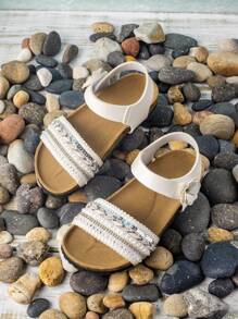 1 par de zapatos cómodos, ligeros, antideslizantes, versátiles, con estilo y sencillos - Blanco - Ver 3
