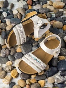 1 par de zapatos cómodos, ligeros, antideslizantes, versátiles, con estilo y sencillos - Blanco - Ver 2