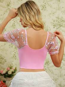 Women's Bra, 1pc (Underwire, Boned, Bubble Sleeves, Can Be Worn Outside) Lingerie