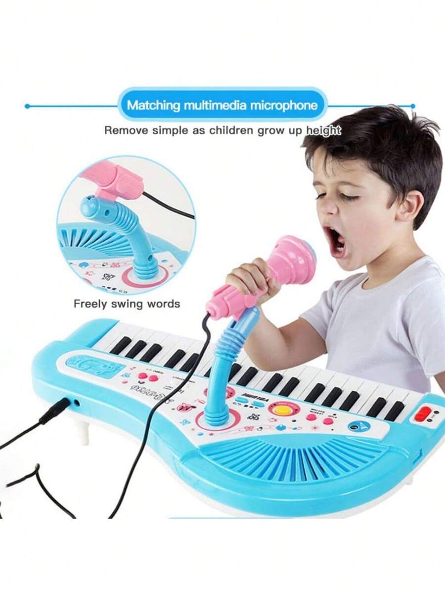 Christmas Decoration 37 Keys Kids Musical Piano Electronic Piano