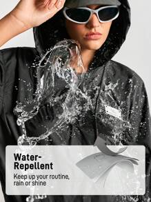 In My Nature Women's Outdoor Sports Commuting Sun Protection Jacket With Hood, Waterproof, Lightweight And Breathable