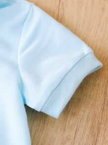 Polo para bebé niño con piezas de diferentes colores, casual y versátil, adecuado para salidas en primavera y verano - Multicolor - Ver 6