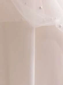Soleia Váy cổ tích cổ chữ V ngày lễ - trắng - Xem 5