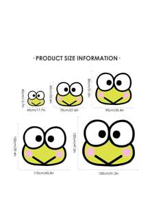 HELLO KITTY AND FRIENDS | SHEIN Cartoon Design Rug, Single Pack - Green - View 3