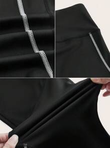 In My Nature Women Fashionable High-Waist Elastic Slim-Fit Outdoor Sports Pants