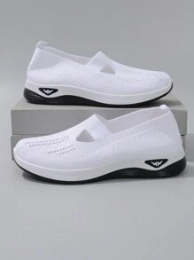 STEPREACH 2025 Autumn Sneakers For Women New Arrival Women's Casual Sports Shoes, Mesh Breathable, Comfortable, Hollow Out, Lightweight, Wear-Resistant And Soft - White - View 4