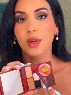 SHEGLAM Vinyl Pop Color Palette-Sunkissed Reverie 9-Color Shimmer Matte Eyeshadow Palette Color/Colour Evenly Pigmented  Smooth  Blendable Eyeshadow Brand Beauty Makeup Face Paint Cosmetic For Women Girls Perfect For Winter Spring Ideal For Y2K Fancy Fashion Suitable For Birthday Valentine'S Day Gift Rave Party Ready Best Color - Sunkissed Reverie - View 2