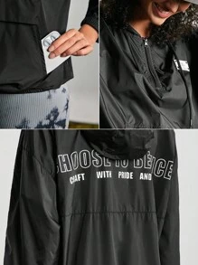 In My Nature Women's Outdoor Sports Commuting Sun Protection Jacket With Hood, Waterproof, Lightweight And Breathable