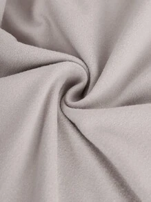 SHEIN Jupe plissée à fente haute couleur unie pour adolescente, été