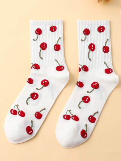 Milatoo Artist Vacation Girlcore Women's Mid-Calf Socks, Suitable For Daily Life Or Casual Wear, Holiday, Spring & Summer, Ibiza Fits