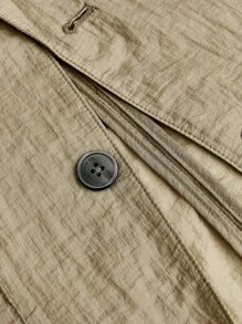 AKNOTIC Business Casual 男士梭织翻领轻薄夏季商务西装外套，适合秋冬