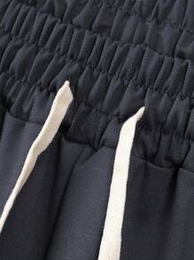 5 chiếc quần short thể thao mỏng cho nam, quần short đi biển đầy màu sắc, phong cách cơ bản màu trơn đơn giản cổ điển, dây thắt lưng co giãn có dây rút & túi, hoạt động ngoài trời, mùa hè, dài đến đầu gối - Nhiều màu - Xem 7