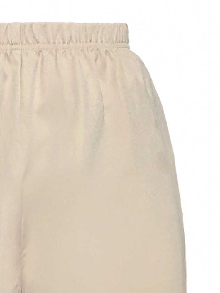 Summer Teen Girls' Sports And Leisure Fashionable White T-Shirt, Design Sense Camisole, Loose And Comfortable Straight Pants 3-Piece Set, Suitable For Shopping, Travel, Sisters' Party, Daily Commute
