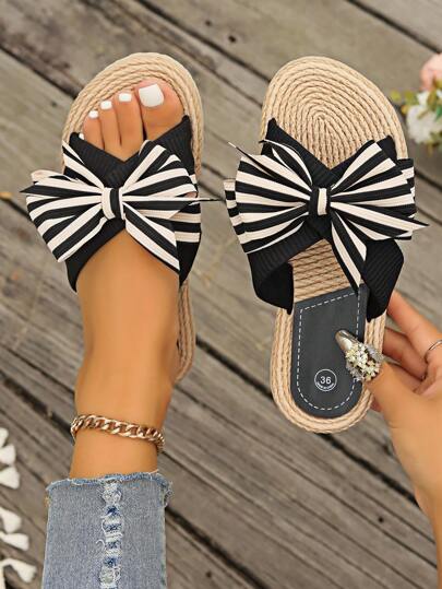 Women's Simple Slide Sandals, Casual Summer Shoes, Lightweight Beach Slide Sandals Valentines