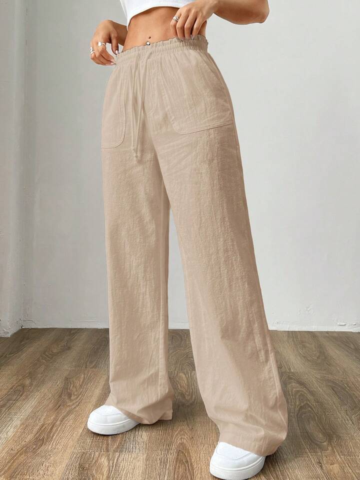 パンツ Siyazu SIPT7080 Summer Poly Straight Fit Slacks_Yellow beige Women's Casual Summer Pants | Brooks Brothers