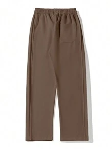 男士厚实时尚休闲宽松直筒裤，秋季