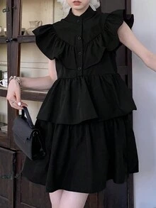 Simplicity All-Match Loose Fit Women Daily Dress