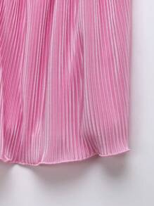 Comfortcana Women's Sleeveless V-Neck Pleated Crop Top And Shorts Set Short Sets Summer