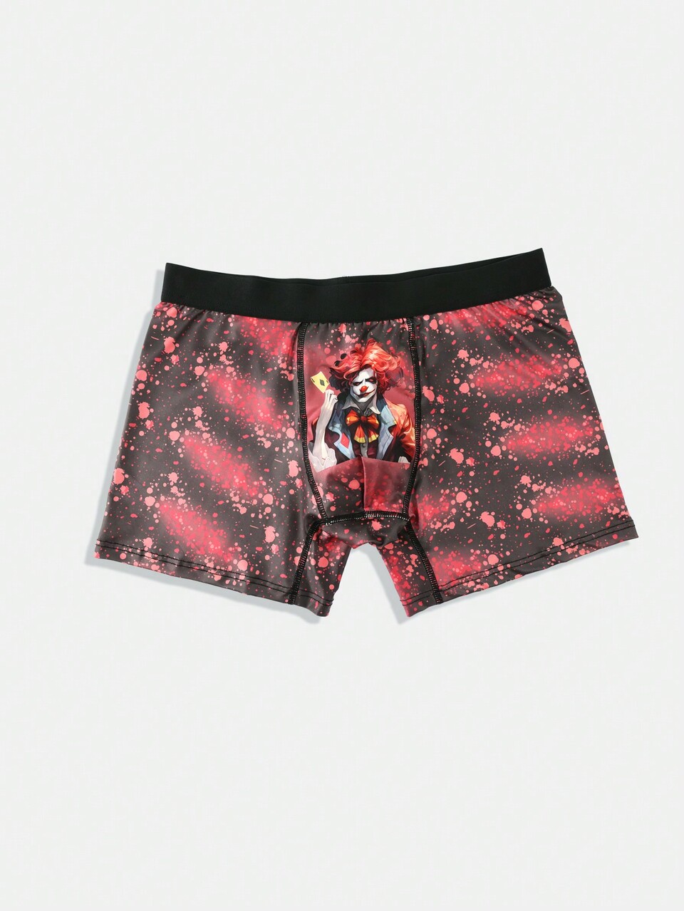 Men's Simple Joker Print Everyday Boxer Shorts
