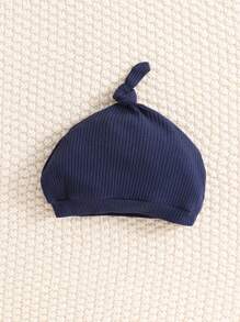 SHEIN 男婴春夏休闲圆领长袖印花连体衣 - 藏蓝色 - 查看 7