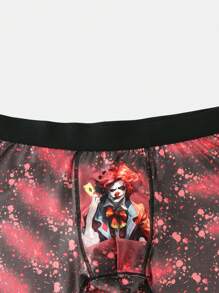 Men's Simple Joker Print Everyday Boxer Shorts - Multicolor - View 3
